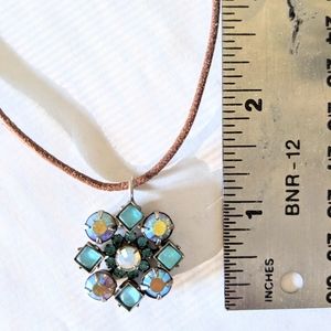 Blue crystal Sorrelli necklace